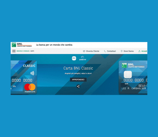 Carta di Credito BNL o bnl carta di credito