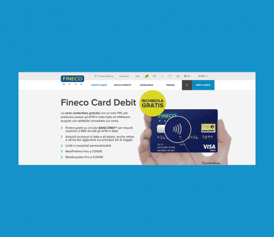 Carte Prepagate Fineco con iban