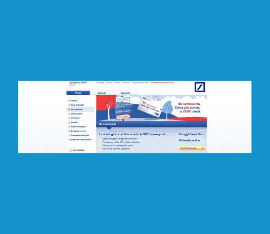 Deutsche Bank DB Contocarta bank