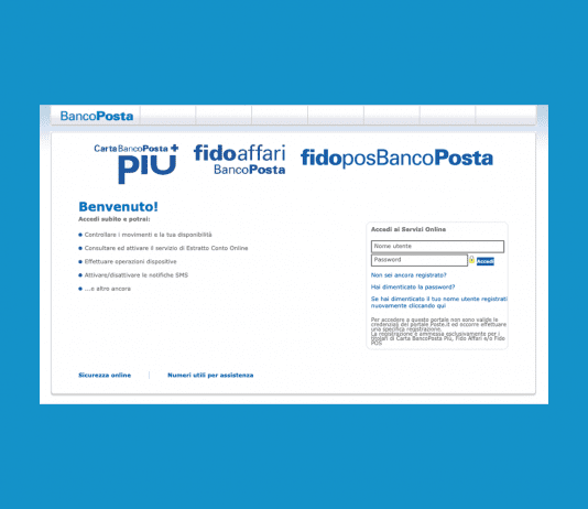 Carta BancoPosta Più compass