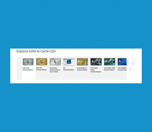 carta di credito american express